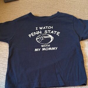 Rabbit Skins Navy Blue Penn State Football Graphic Tee